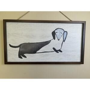 MCM original Dachshund Art on board